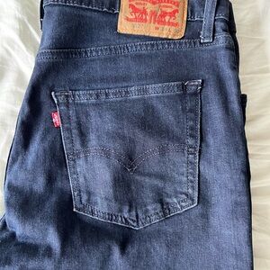 Levi's 512 “Sharkley” Navy Jeans Size 34 waist 30 length